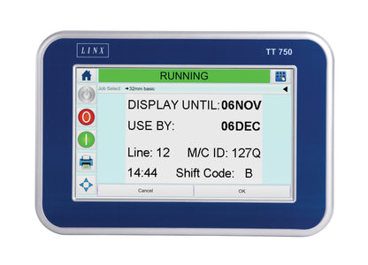 Linx TT 750 overprinter, alternate view