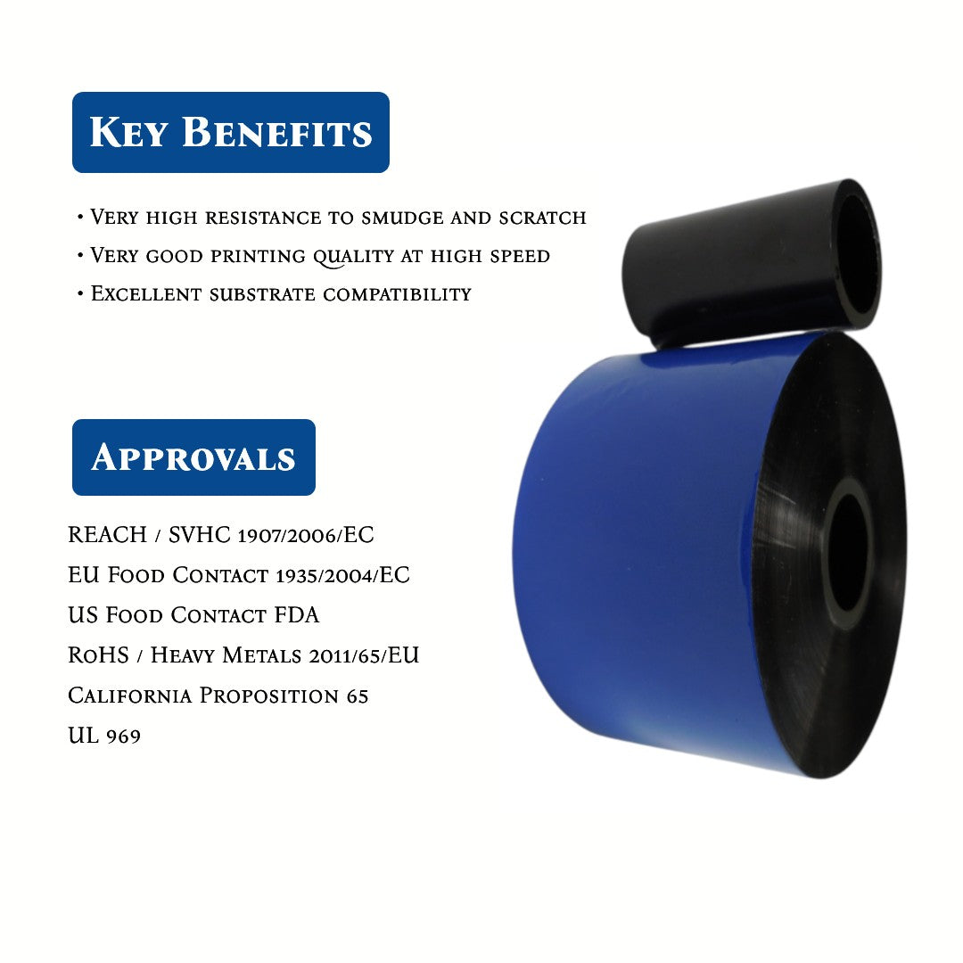 TTO ribbon printing lot codes on packaging film, third view