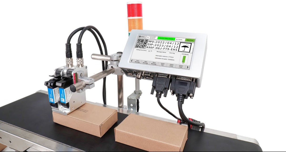 Thermal inkjet TIJ printer for non-contact coding