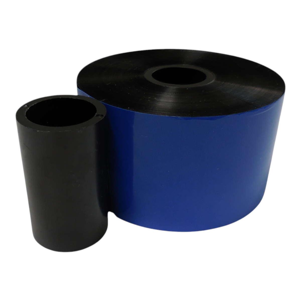 Roll of 55mm by 600m resin-enhanced wax thermal transfer overprint ribbon