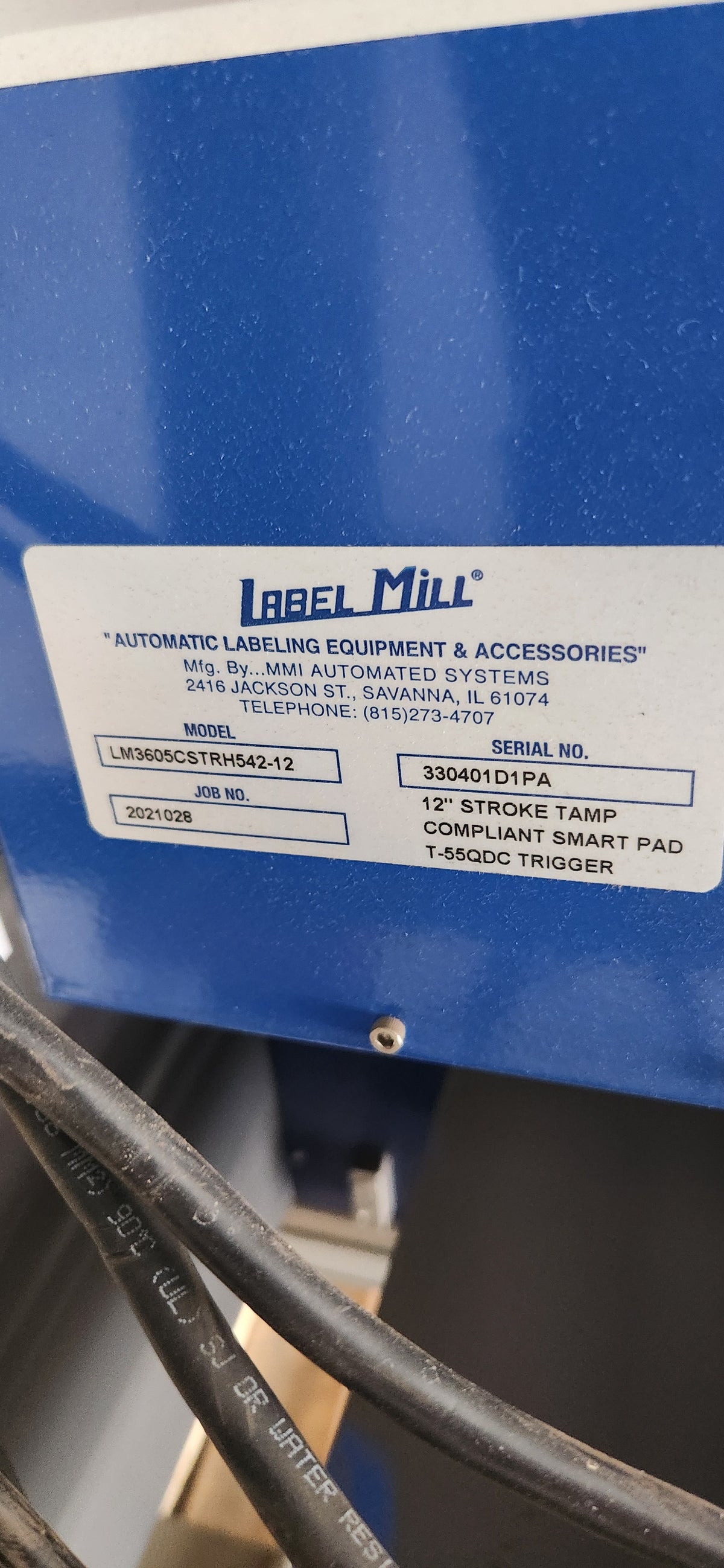 LabelMill LM3605 print and apply system, fourteenth view