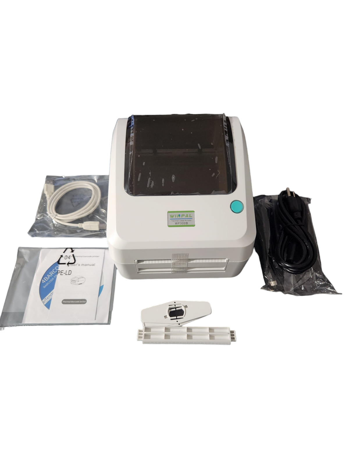 300 DPI direct thermal label printer, fifth view