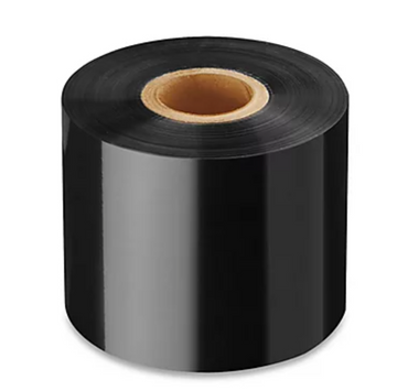 Roll of coated-side-out wax thermal transfer ribbon, 2.08 inches wide